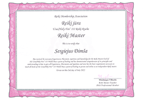 Reiki sertifikatas 4